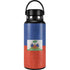 Haiti Flag Distressed Hydro Flask 32oz Wide Mouth Skin